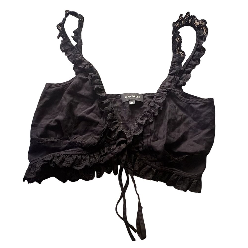 MAJORELLE Ashlen Top in Black